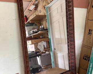 Large Framed Antique Mirror