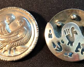 Awesome Vintage Sterling Brooches