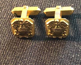 Vintage Navy Cufflinks