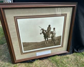 Framed Roland Reed 1912 “The Message” Photograph