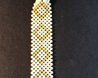 Oh So Cool Vintage Faux Pearl Necktie