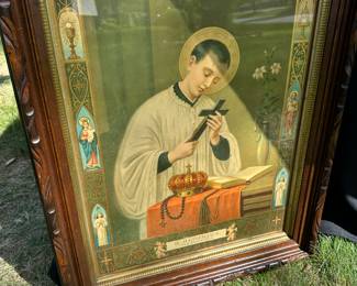 Vintage  S Aloisius Lithograph