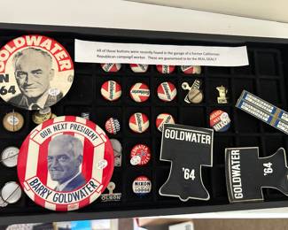 Additional Vintage Republican Presidential Buttons and Pins