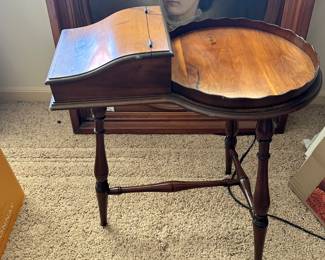 Antique Candle Table