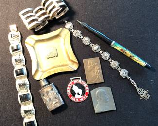 Great Northern Fob, Sterling Bracelets, Wells Fargo Motion Pen