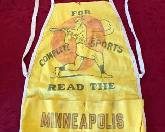 Vintage Minneapolis Star and Tribune Paper Boy Apron
