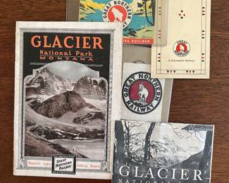 Great Northern Railroad/Glacier National Park Memorabilia