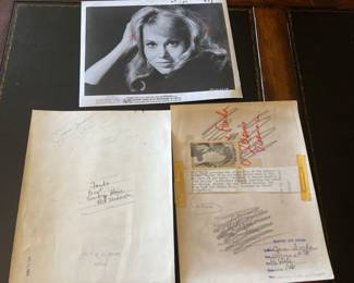 Stamped/Dated Back of Jane Fonda Press Photos
