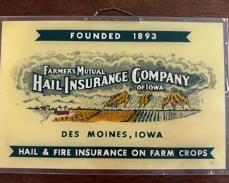 Old Insurance Advertising Sign