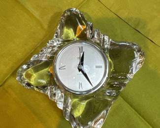 Mikasa Twist Crystal Clock