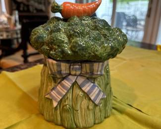 Fitz & Floyd Vegetable Garden Bouquet Canister Set