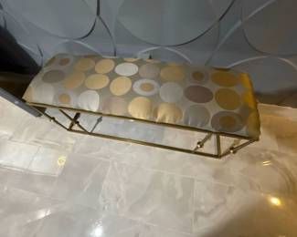 Brass Indoor Bench