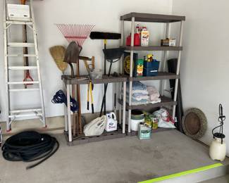 More garage items,garden tools