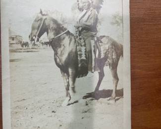 Buffalo Bill’s Wild West Show photo. Original photo.