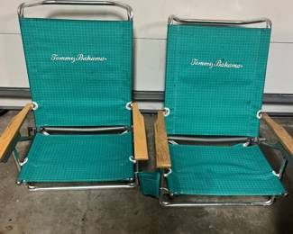 Pair of Tommy Bahama beach chairs