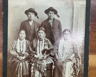 Original Photo of Jasper Blowsnake and Henry Thunder, Winnebago.