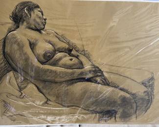 Print in a series of works by Francisco Zuniga.