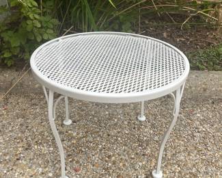 Metal garden table