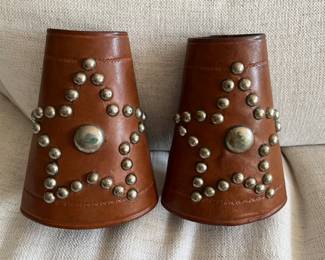 Leather Cowboy Cuffs