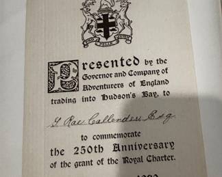 Hudson Bay Commemorative Collector Book