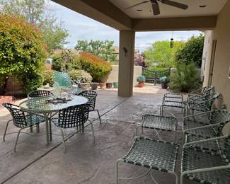 VINTAGE BROWN JORDAN PATIO FURNITURE