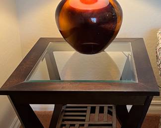 Coffee Table and 2 End Tables , Table Lamps pair