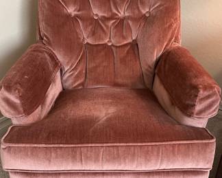 Mauve Swivel Rocker pair
