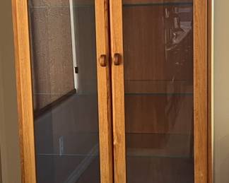 Scandinavian Modern Teak Display Case or Bookcase Cabinet by Domino Mobler