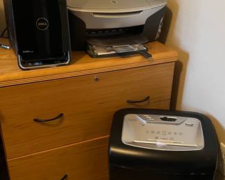 Lateral File, Dell Computer/ Monitor/Keyboard, Shredder