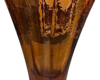 Fire and Light Aurora Recycled Glass Signed