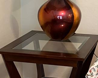 Coffee Table and 2 End Tables , Table Lamps pair
