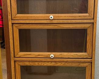 Small 37” Tall Lawyer’s Bookcase * 3 Shelves *