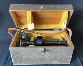 Vintage KOGYO Ltd Japanese Hand Held Nautical Instrument with Original Case