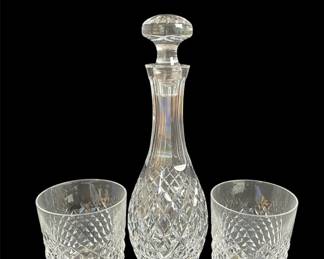 Waterford Crystal Alana Large Tumbler Glasses * 2 * Liqueur Bottle