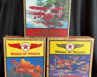 Wings Of Texaco’ Airplane Diecast Metal Replicas * 1929 Curtiss, 1929 Buhl & 1936 “The Duck”