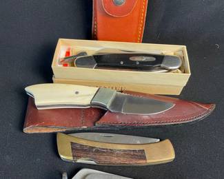 Buck Knife Yachtsman Folding Knife in Box * Kenneth Reid Fixed Blade * Gerber Knife * Multi Tool