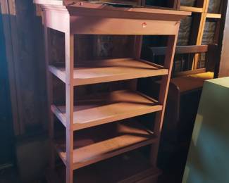 pink shelf