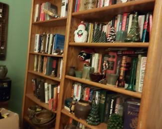 Two large bookcases