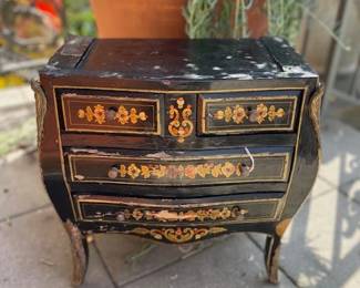 Beautiful European Miniature Cabinet (for jewelry or small items).