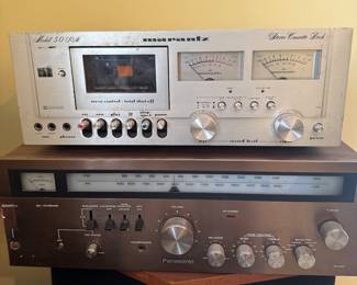 Morant, Stereo cassette deck
Panasonic integrated receiver