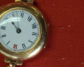 One of a kind ROLEX (1920s) set in a 16K case from England