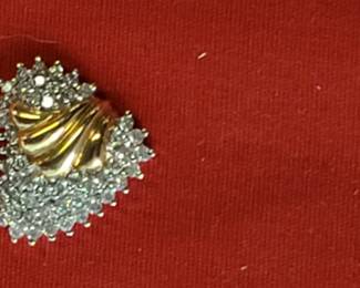 14K and Diamonds ring