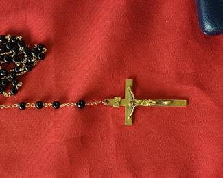 Rare hand made 14K Rosary