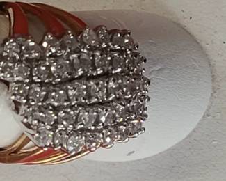 14K and Diamonds ring