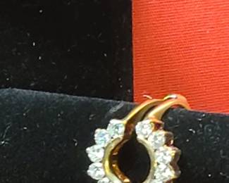 Gorgeous 14K wedding set featuring a 2.04 ct solitaire and ring guard with over 2 ct of very nice stones.