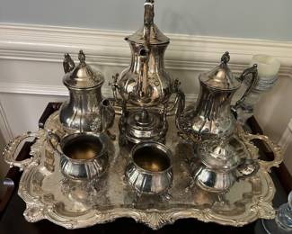 Towle 7 piece Silver plated tea service