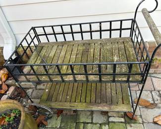 outdoor tea / bar cart