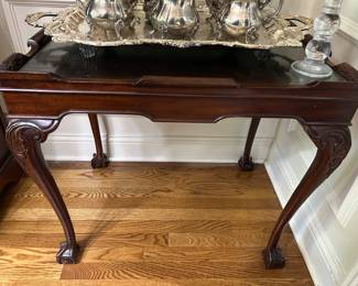 Tea table with pull outs on each side