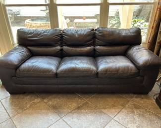 Leather sofa