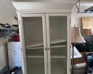 cabinet with glass doors